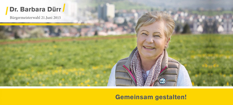 Wahlkampagne. Kandidatin im Gespräch: Dr. Barbara Dürr will Bürgermeister in Eningen werden.
