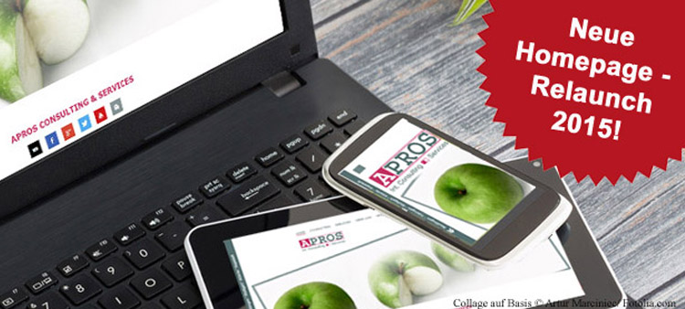 Internettrends. Neue APROS Homepage und Tools in „Responsive Design“
