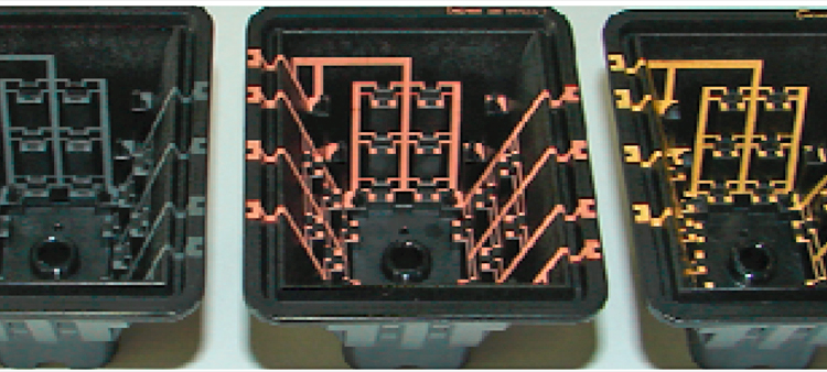 3-dimensional soldering process for a MID (molded interconnect device) application
