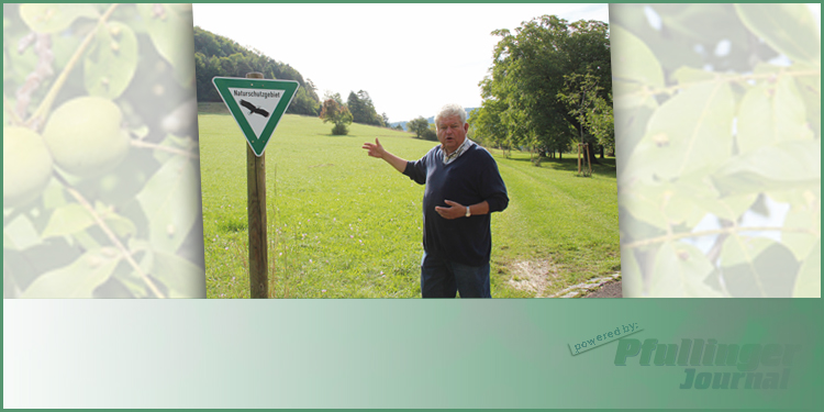 Nussbaumweg in Unterhausen:  Nachhaltiges Projekt des Obst- und Gartenbauvereins Lichtenstein