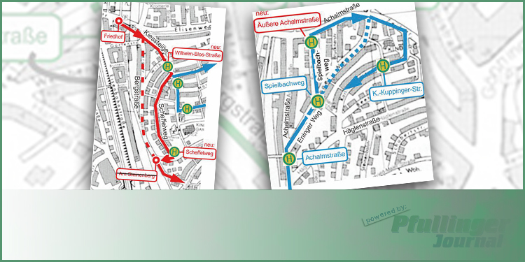 Neuer Bürgerbus-Fahrplan in Pfullingen ab 10. Dezember 2018