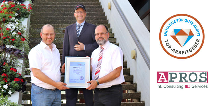 Zertifizierter „Top Arbeitgeber“ und neuer IFGA Partner – APROS Consulting & Services GmbH Reutlingen
