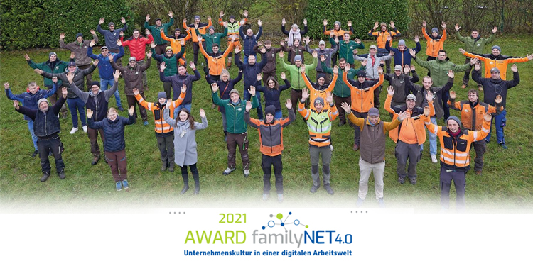Pressemitteilung Albrecht Bühler Baum und Garten GmbH mit „familyNet 4.0“ Award geehrt
