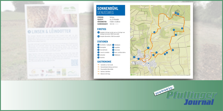 Mit allen Sinnen genießen – Neuer Themenwanderweg in Sonnenbühl
