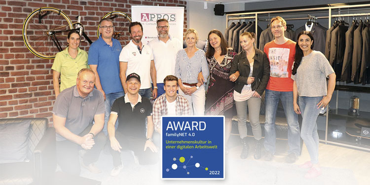 Gewonnen. AWARD FamiliyNET 4.0 des Landes Baden-Württemberg für die APROS Consulting und Services GmbH aus Reutlingen
