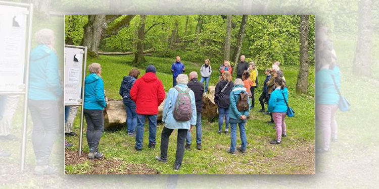 Sinnes-Wanderung mit Achtsamkeitsübungen des AK Gesunde Gemeinde